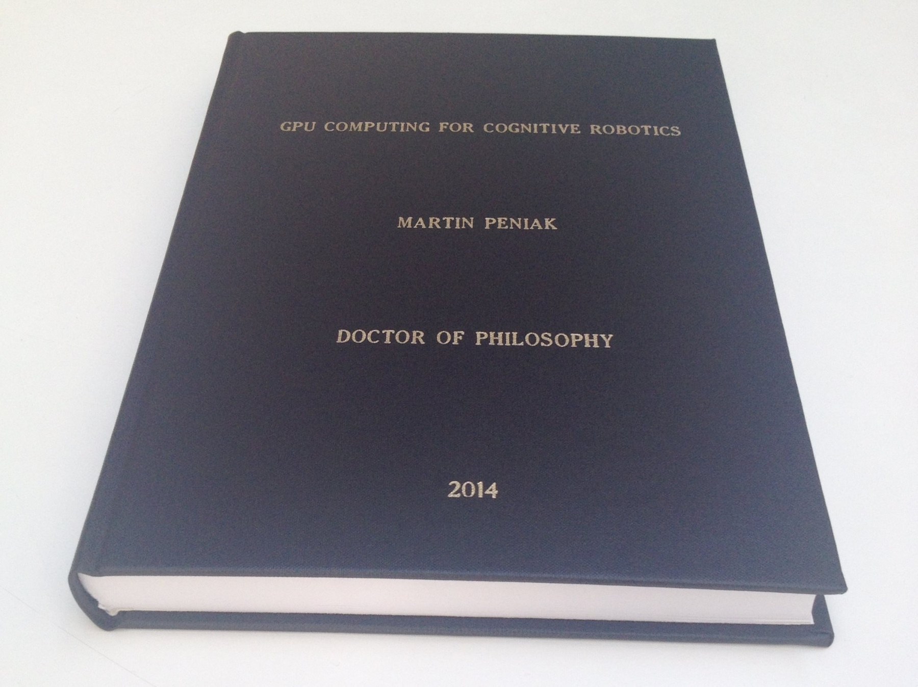Bound PhD thesis copy