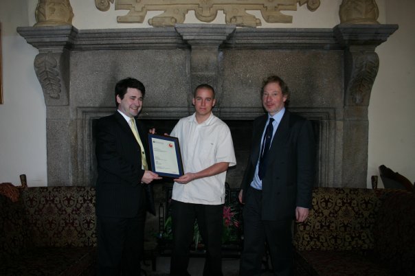 Revell Research Systems Prize record naming Martin Peniak as top final-year BSc Computing student.